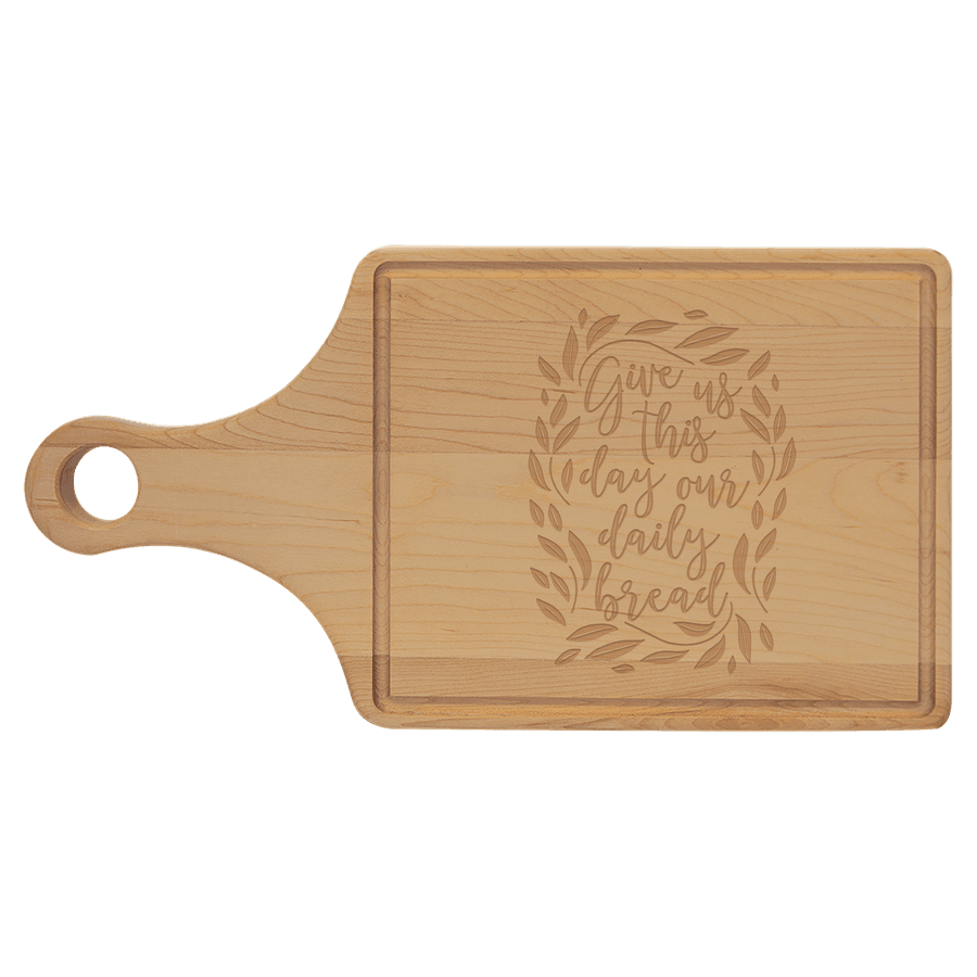 Give Us This Day Cutting Board Paddle