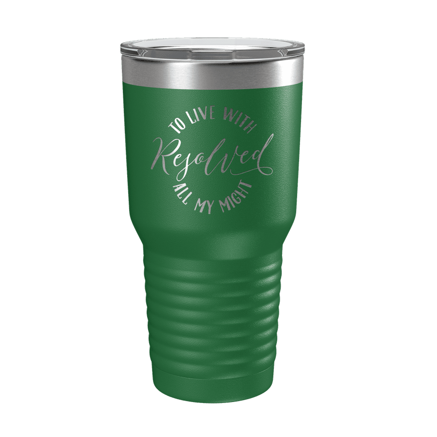 Resolved To Live 30oz Insulated Tumbler