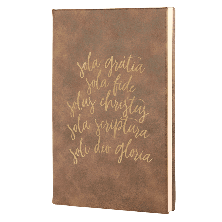 The Five Solas Leatherette Hardcover Journal #1