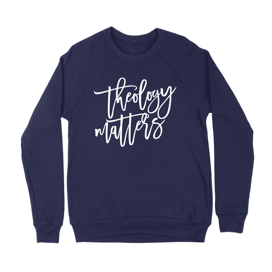 Theology Matters Script - Crewneck Sweatshirt
