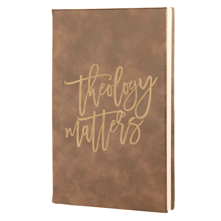 Theology Matters Script Leatherette Hardcover Journal