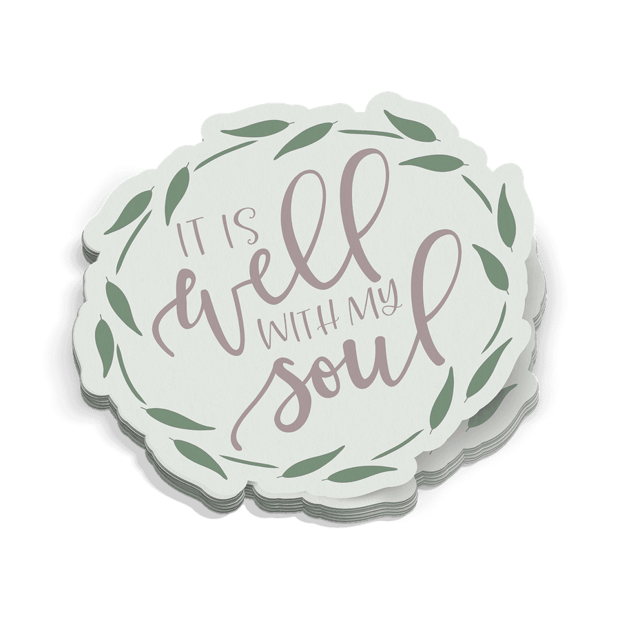It Is Well With My Soul Sticker #1