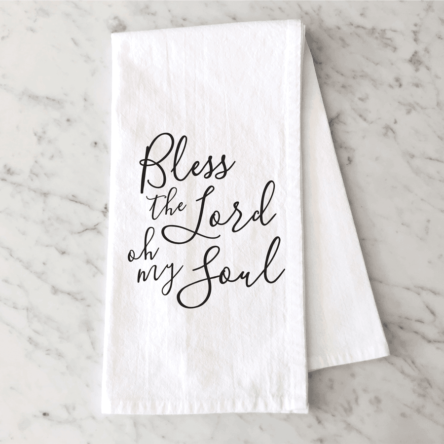 Bless The Lord Tea Towel
