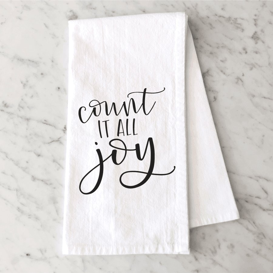 Count It All Joy Tea Towel