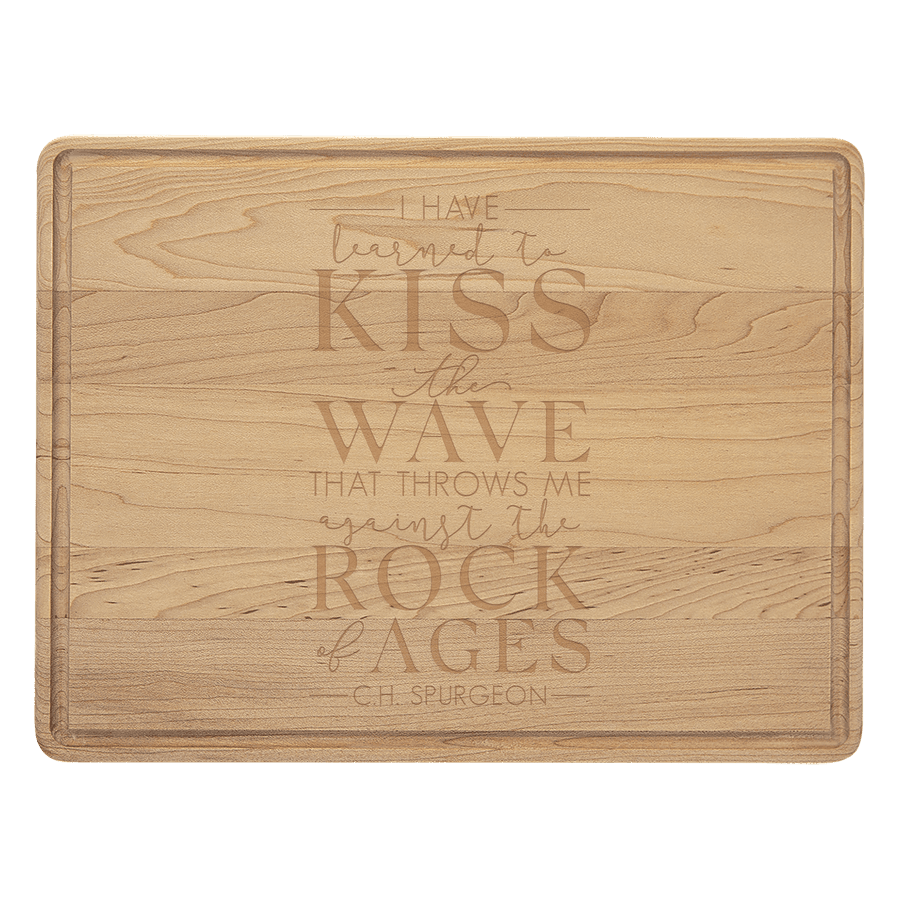 Learned To Kiss The Wave Cutting Board Drip