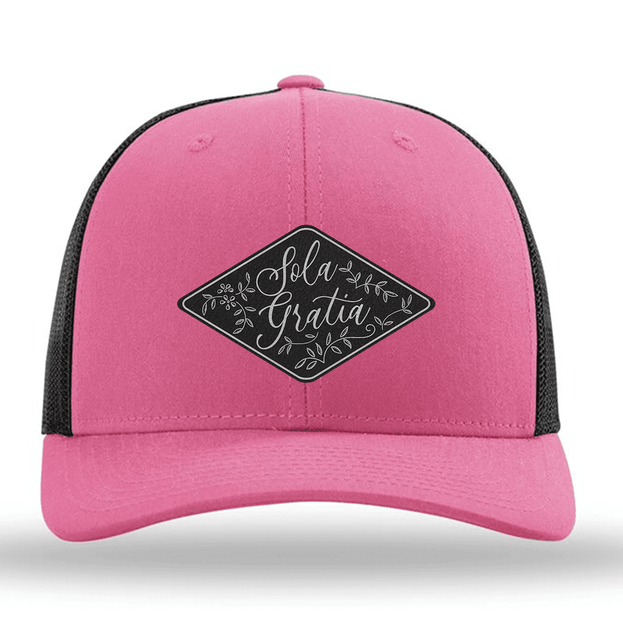 Sola Gratia Floral (Patch) Trucker Hat | Missional Wear