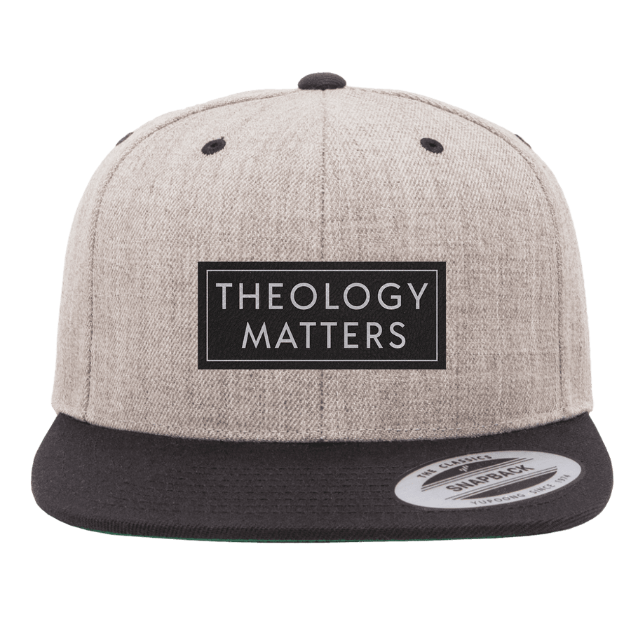 Theology Matter Patch Snapback Hat