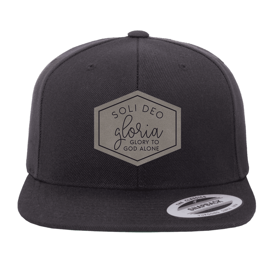 Soli Deo Gloria Hexagon Patch Snapback Hat