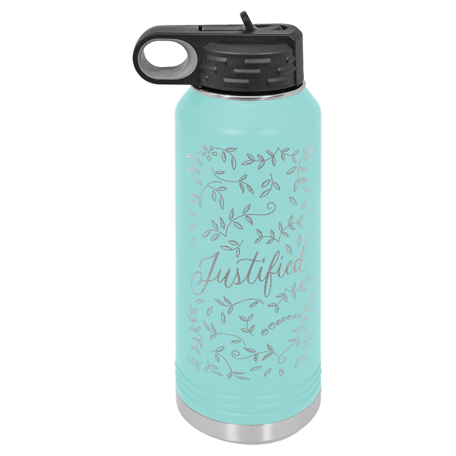 Justified Floral Insulated Bottle #1