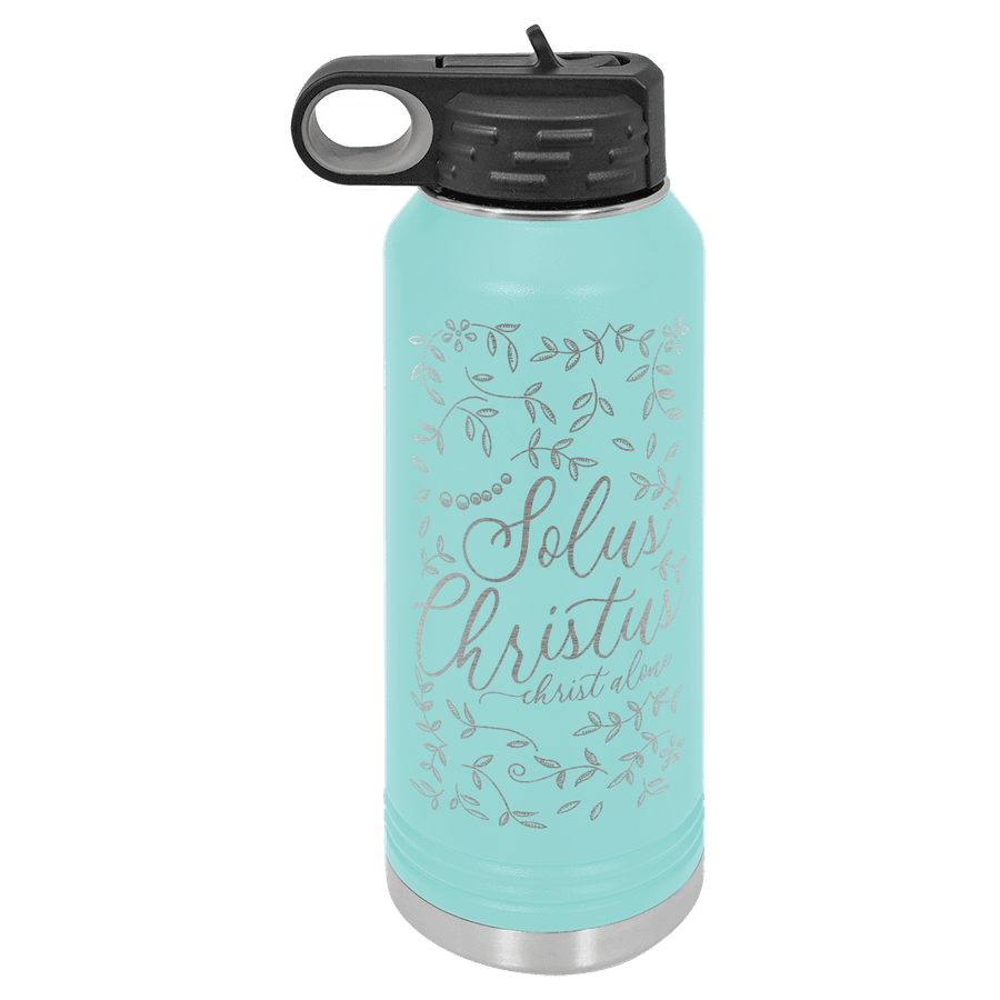 Solus Christus Floral Insulated Bottle #1