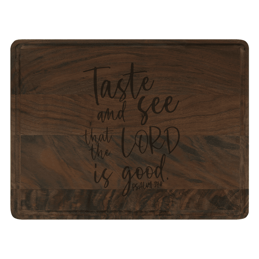Taste And See Cutting Board Drip #2
