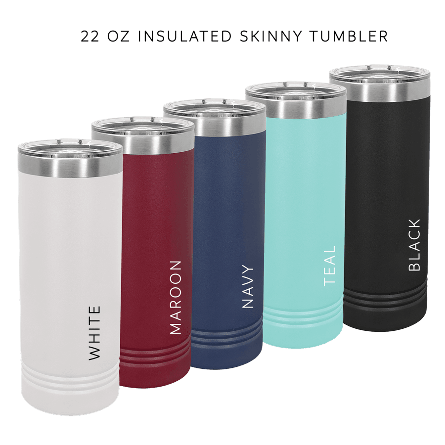 Held Captive to the Word of God 22oz Insulated Skinny Tumbler #2