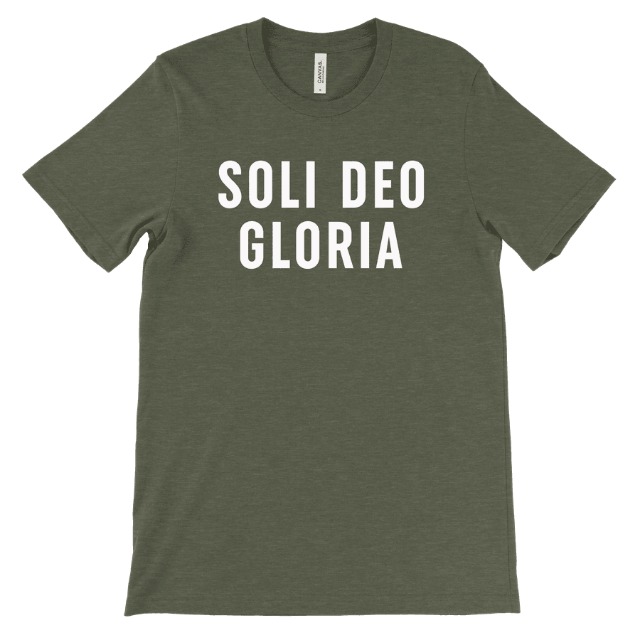 Soli Deo Gloria Block Quick Ship Tee #3