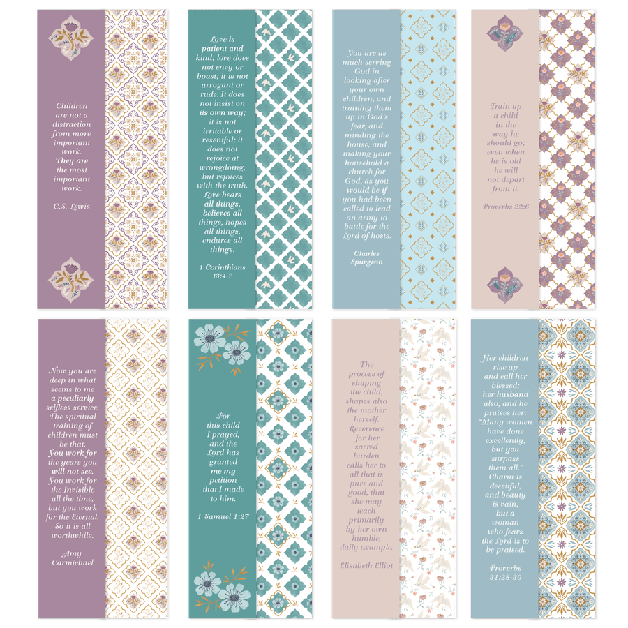 Mothers Day Bookmark Set #3