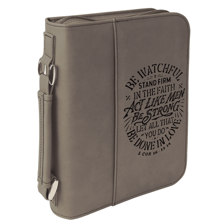 Be Watchful Stand Firm Bible Cover