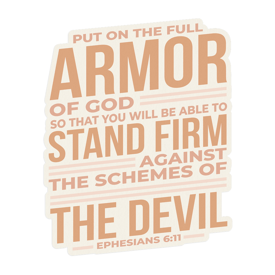 Full Armor Of God Sticker #2
