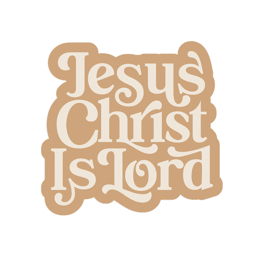 Jesus Christ Is Lord Sticker #2