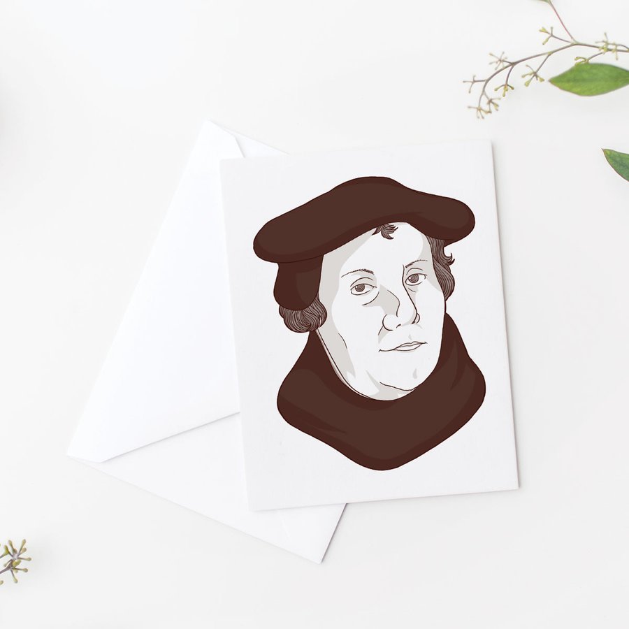 Martin Luther Flat Card