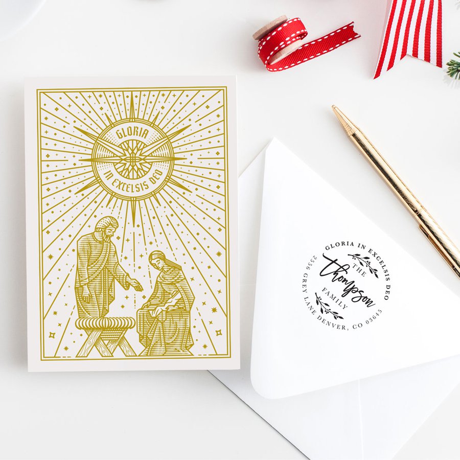 Gloria In Excelsis Deo Greeting Card