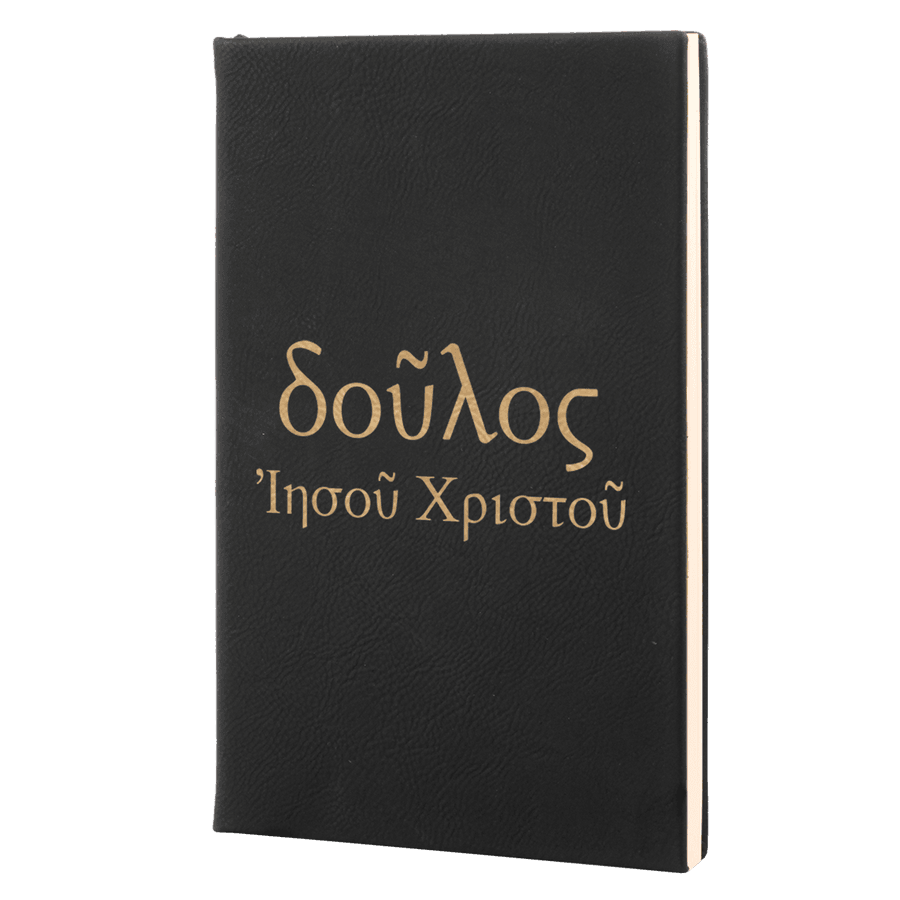 Servant of Christ Jesus (Greek) Leatherette Hardcover Journal #1