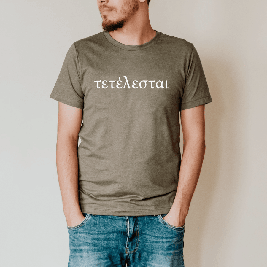 Tetelestai (Greek) Tee #2