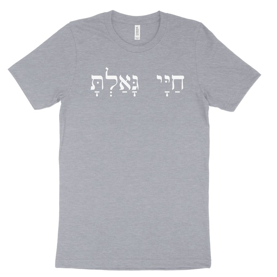 You Have Redeemed My Life (Hebrew) Tee