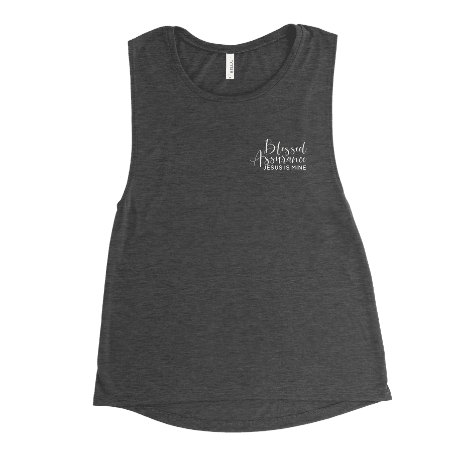 Blessed Assurance Left Chest Muscle Tank