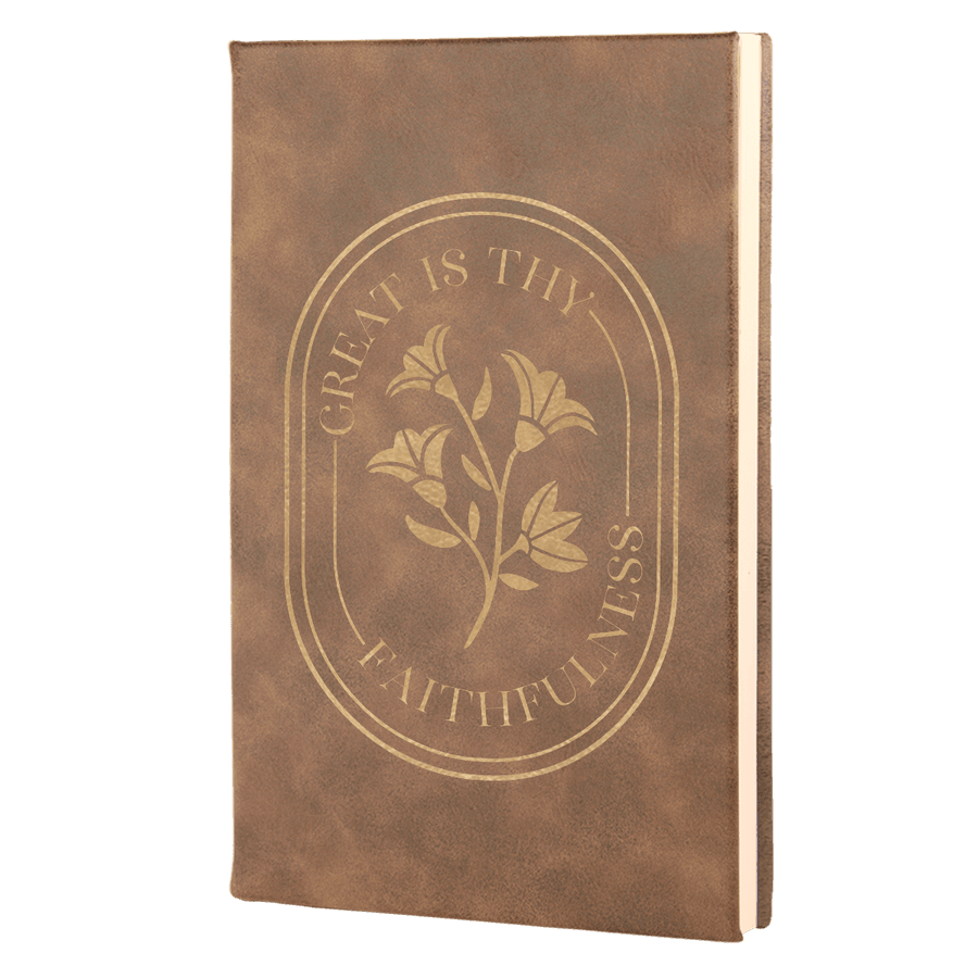 Great Is Thy Faithfulness Leatherette Hardcover Journal