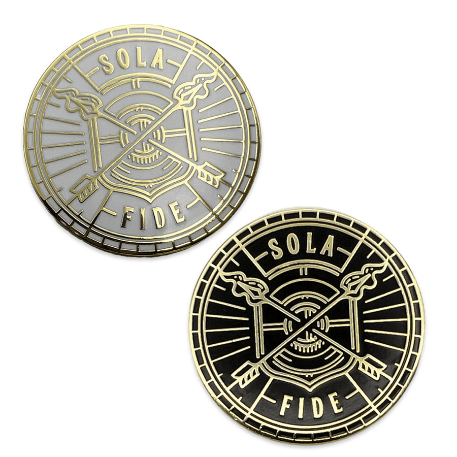 Sola Fide Badge Enamel Lapel Pin #1