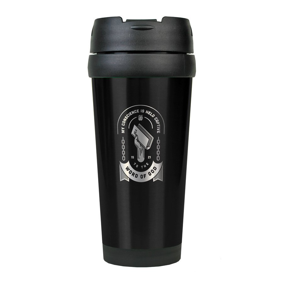 Held Captive to the Word of God Stainless Steel Travel Mug