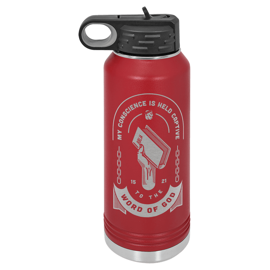 Held Captive to the Word of God Insulated Bottle
