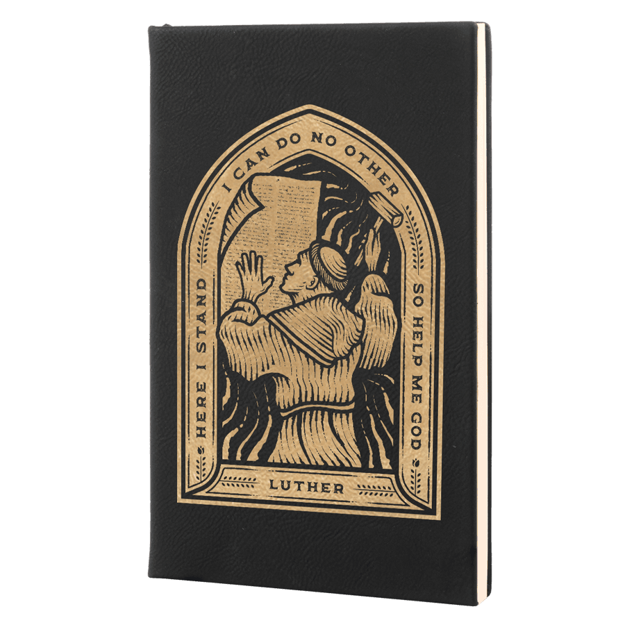 Here I Stand Leatherette Hardcover Journal