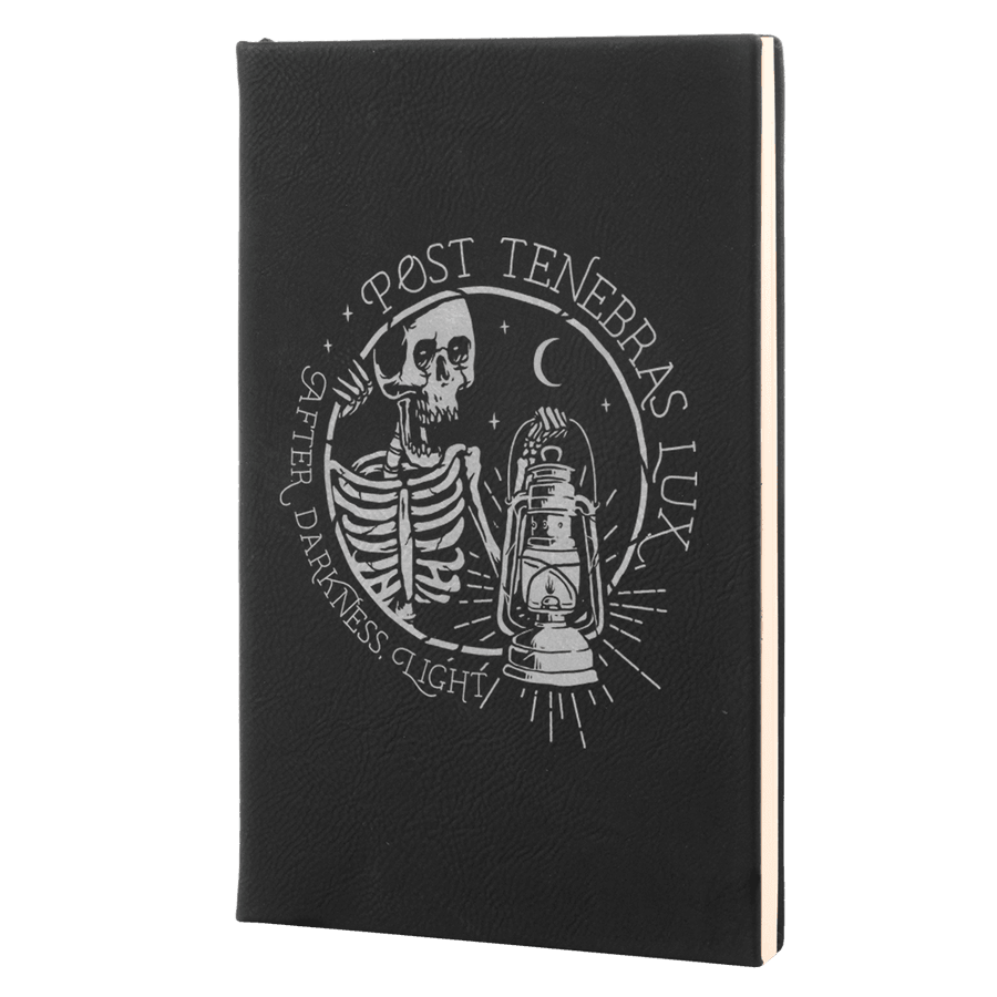 Post Tenebras Lux Leatherette Hardcover Journal #1