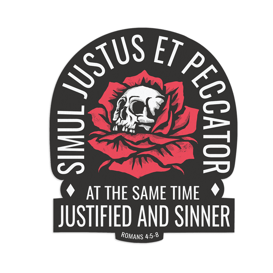 Justified And Sinner Sticker #2