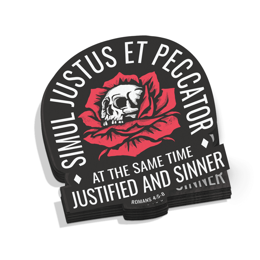 Justified And Sinner Sticker