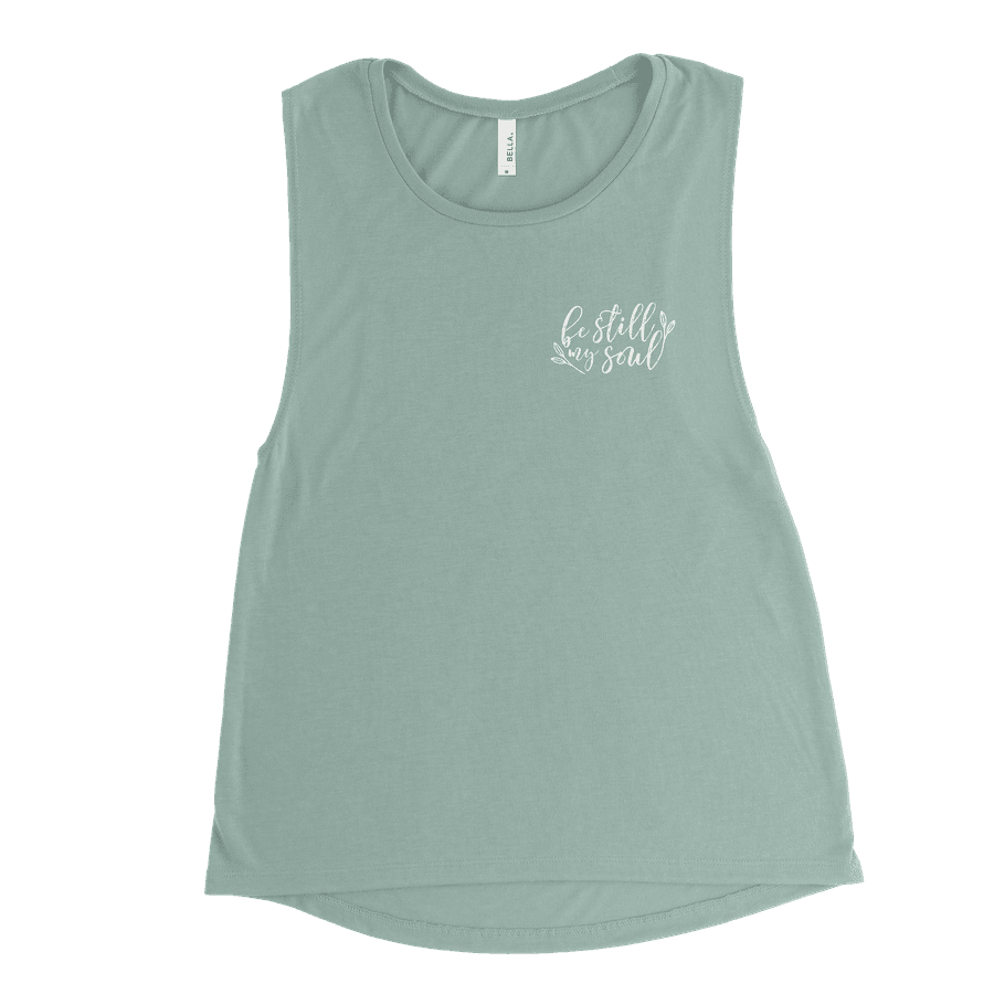 Be Still My Soul Left Chest Muscle Tank
