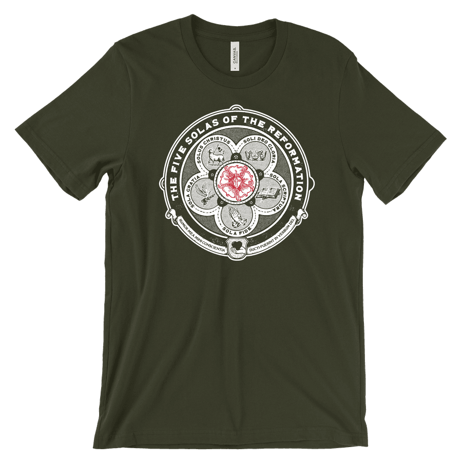 The Five Solas Luther Rose Tee #1