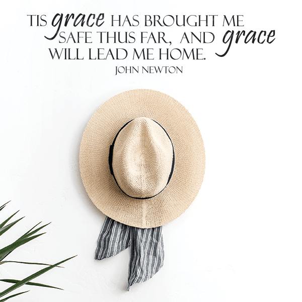 Grace Will Lead Me Home Vinyl Wall Statement