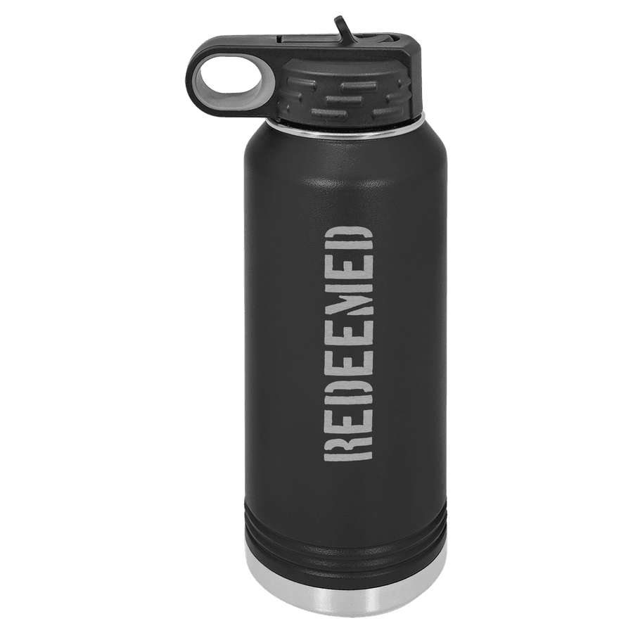 Redeemed (Stencil) Insulated Bottle