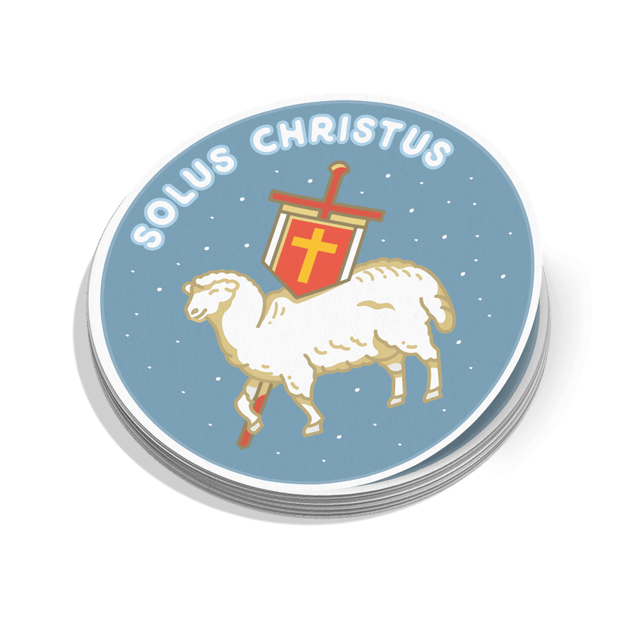 Solus Christus Sticker