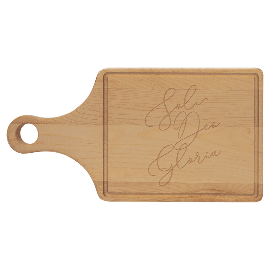 Soli Deo Gloria (Belisia) Cutting Board Paddle