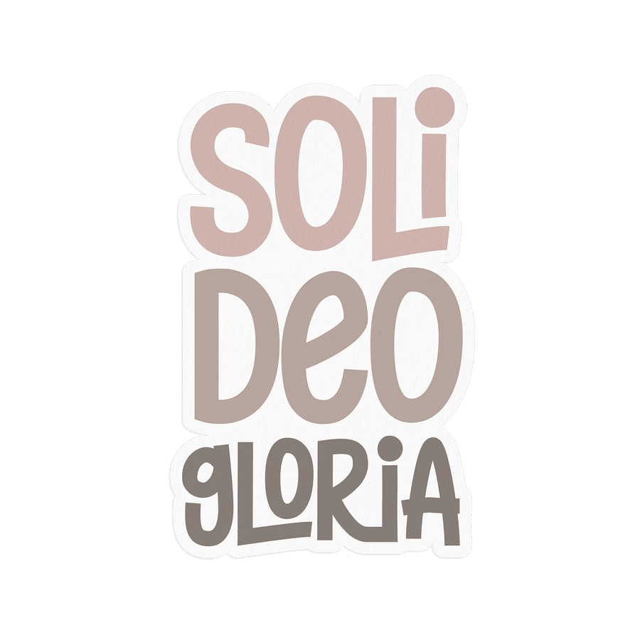 Soli Deo Gloria Sticker #2