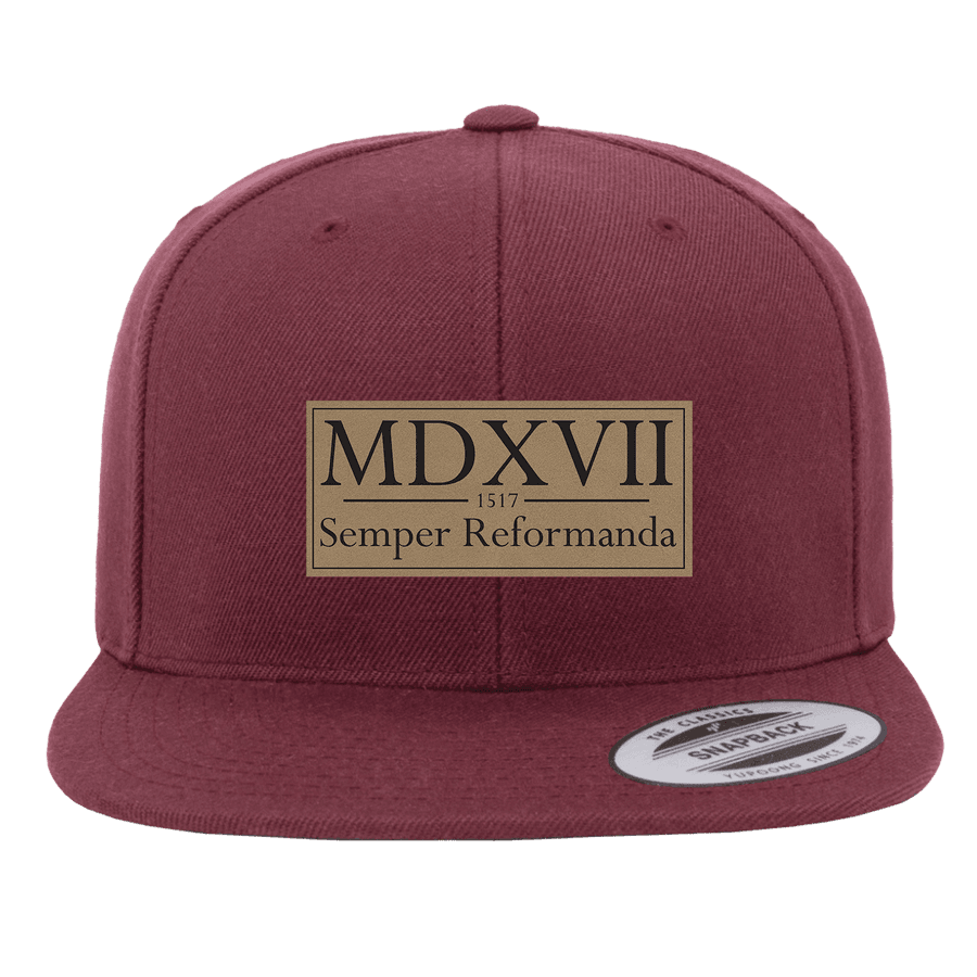 Semper Reformanda - 1517 Roman Numerals Snapback Hat