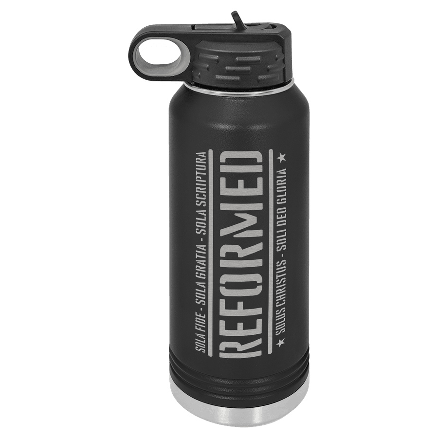 Reformed With The Five Solas Insulated Bottle #1