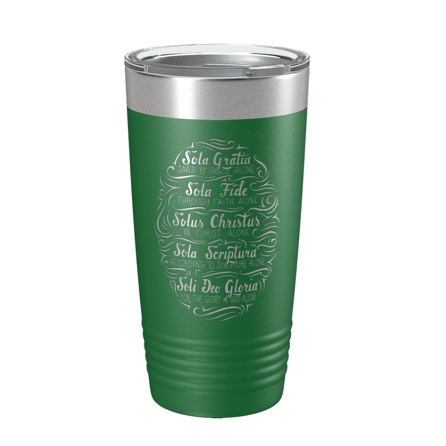 Five Solas Hand Lettered 20oz Insulated Tumbler #1