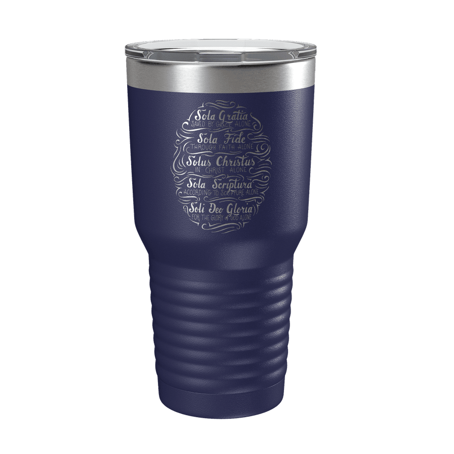 Five Solas Hand Lettered 30oz Insulated Tumbler #1