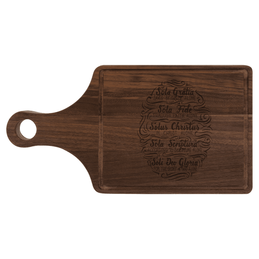 Five Sola Hand Lettered Cutting Board Paddle #2