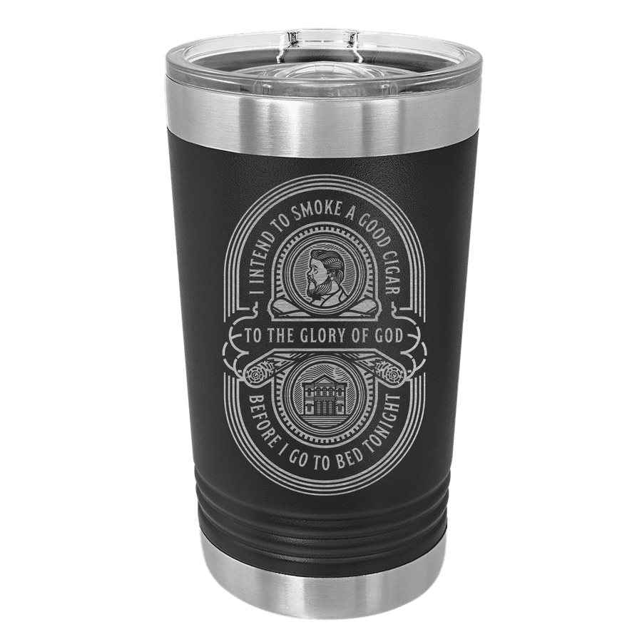 Charles Spurgeon Cigar Quote Insulated Pint