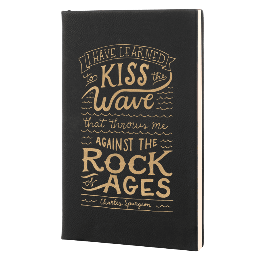 Rock Of Ages Leatherette Hardcover Journal #1