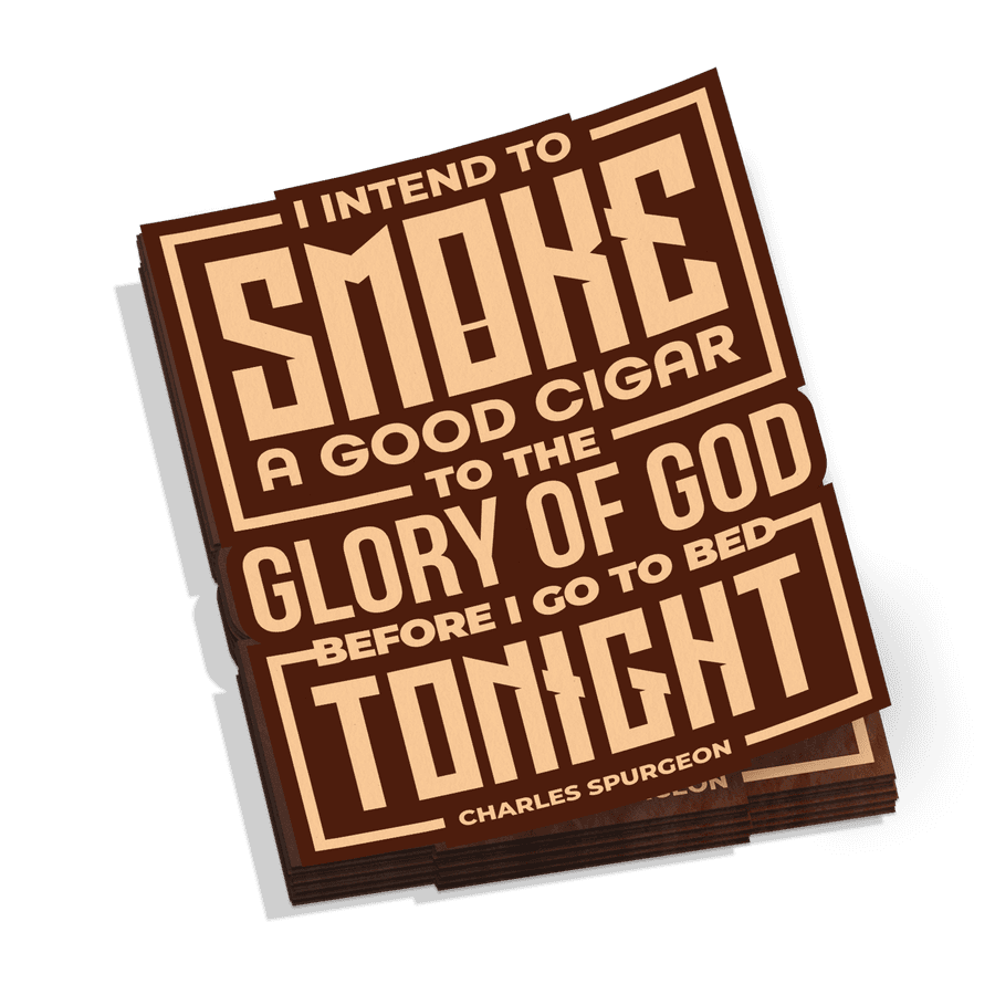 Smoke A Good Cigar Sticker